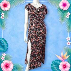 h and m chiffon maxi dress H&M Long Chiffon Dress